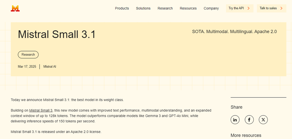 Mistral Small 3.1 Screenshot 1