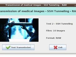 Screen - Transmission of medical images by SSH - RAW
