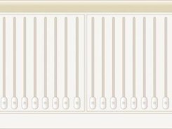 Screenshot of a 4x8 fader bank, using faderbank.xml
