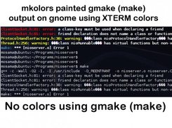 mkolors - make output with colors