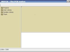 The very first look of the project editor.