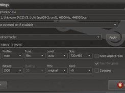 MK & Sgi's Video Converter GUI Screenshot 1