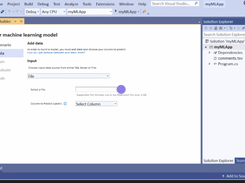 ML.NET Screenshot 1
