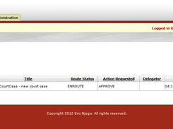 Court Case - approve request to the lawyer when document is submitted by clerk