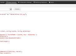 Example C# code embedded in XQuery: code downloads files from Amazon S3