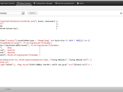 Example code in Query Console: Retrieving 2 images from Amazon S3 bucket with XQuery.