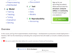 MLOps Course Screenshot 1