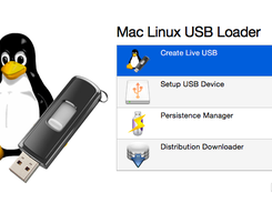 Mac Linux USB Loader's main screen