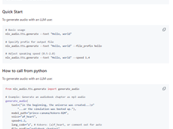 MLX-Audio Screenshot 1