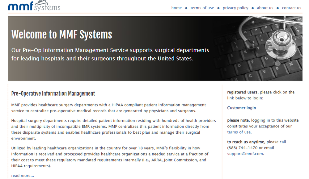 mmfEMR Screenshot 1