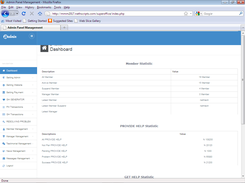 admin panel