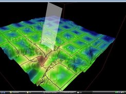 Planning a poly line for cutting a mesh
