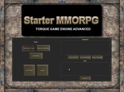The basic login screen as you get with the standard kit 