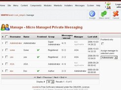 Backend manage