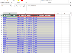 Output example