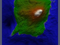 Fractal landscape generated by MMW (viz using Paraview)