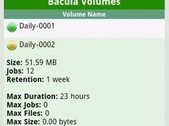 MN Viewer 0.1 - Bacula Volumes