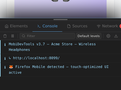 MobiDevTools Screenshot 1