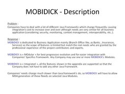 Mobidick - Description