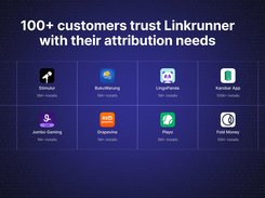 100+ customers trust Linkrunner for their attribution needs. 