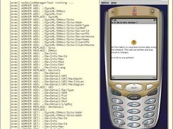Startup the mobile-control test imlet in the WTK emulator