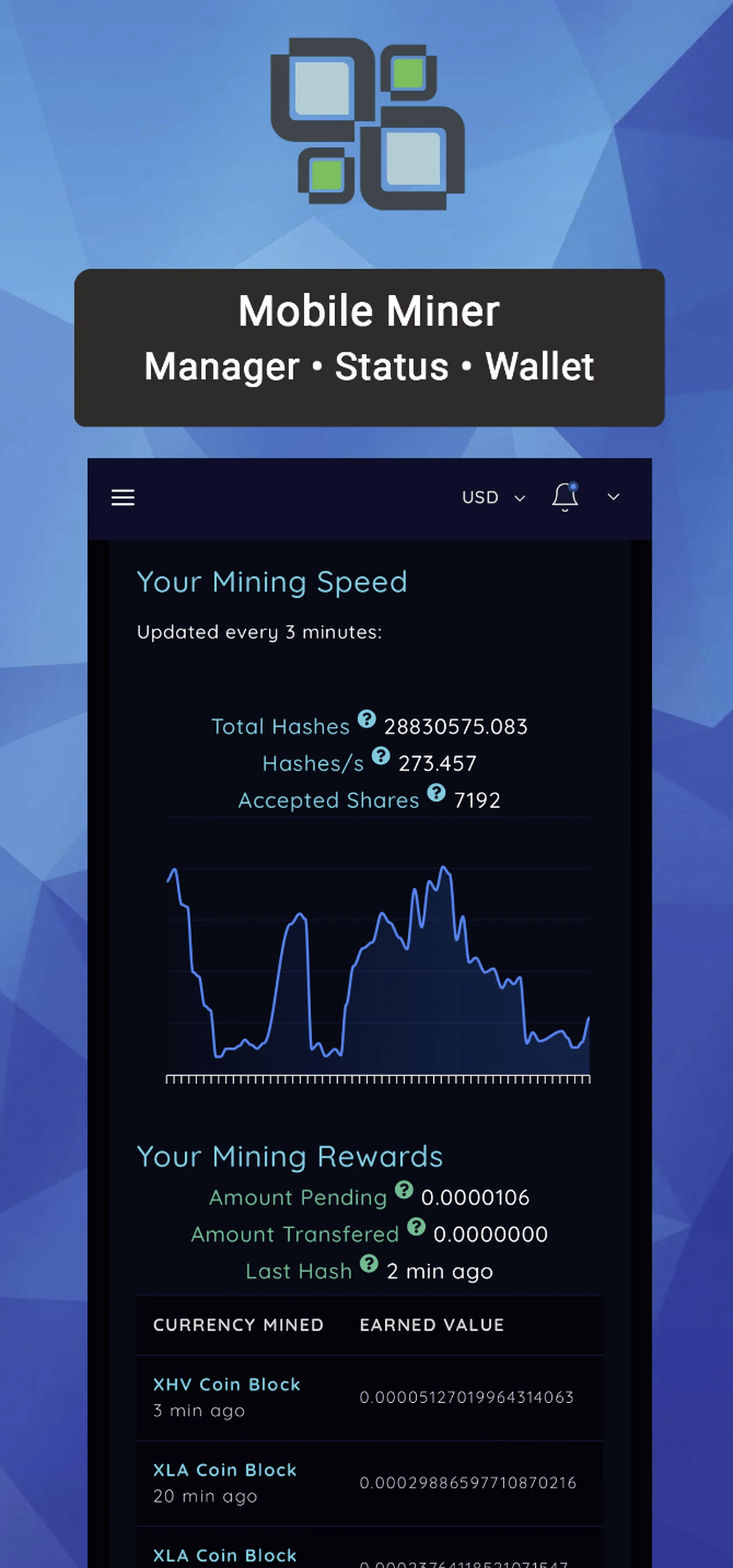 Mobile Miner Screenshot 1