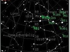 Grid Display with Messier Objects and Full Constellation Nam