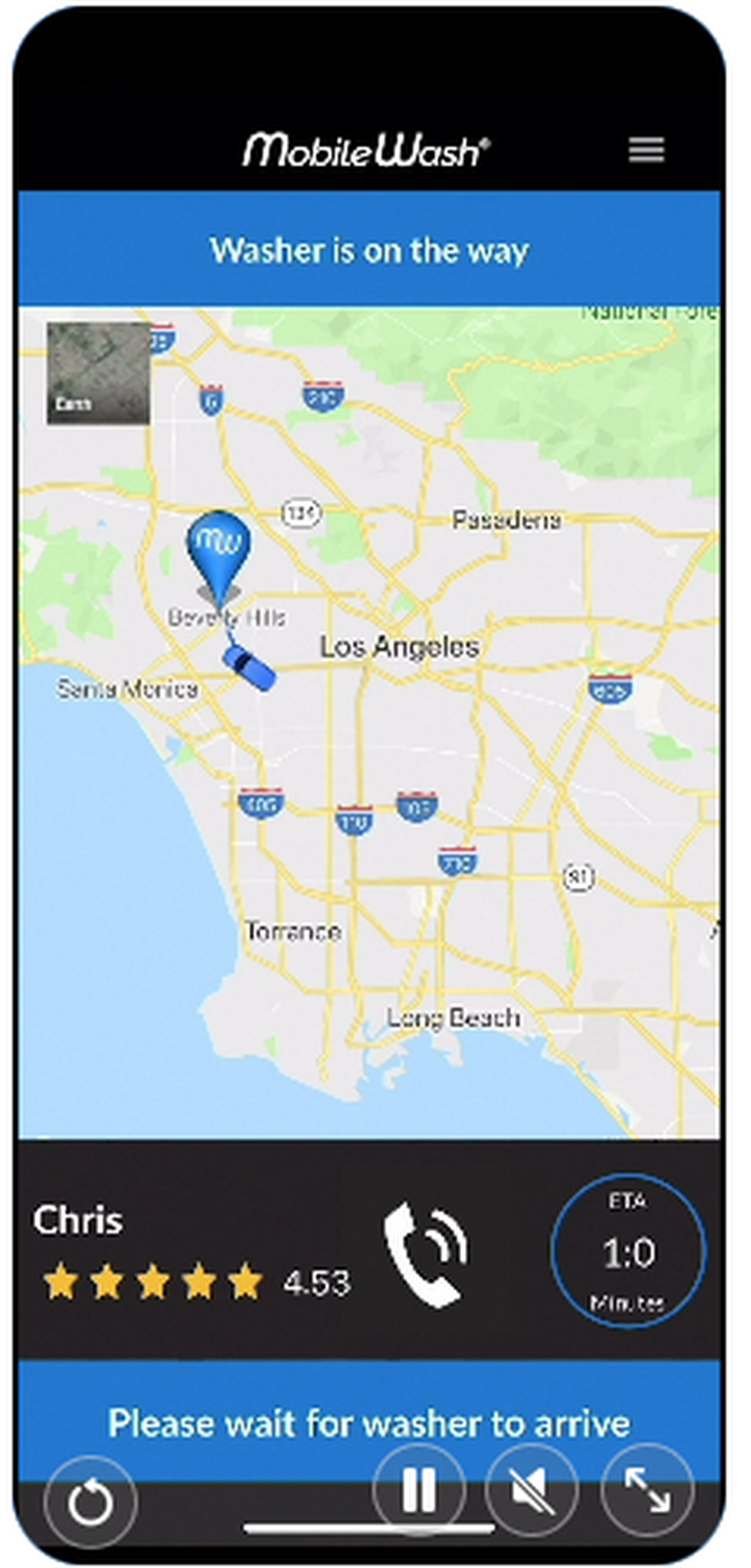 MobileWash Screenshot 1