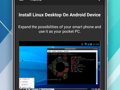 Mobilinux - Linux for Android Screenshot 2