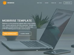 Mobirise Bootstrap Template Screenshot 1