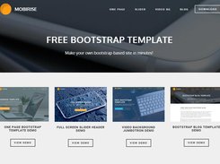 Mobirise Bootstrap Template Screenshot 2