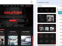 mobirise interface