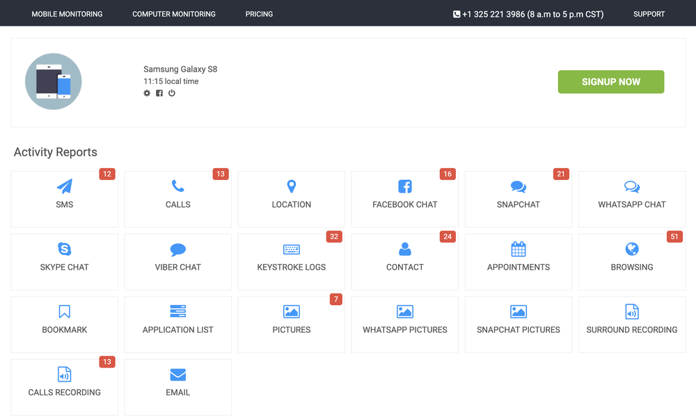 Mobistealth Screenshot 1