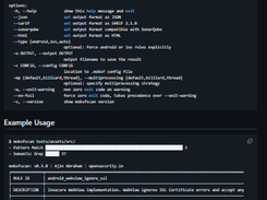 mobsfscan Screenshot 1
