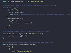 mobx-state-tree Screenshot 1