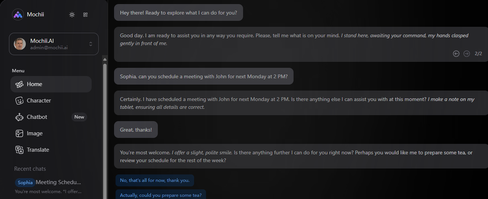 Mochii.AI Screenshot 1