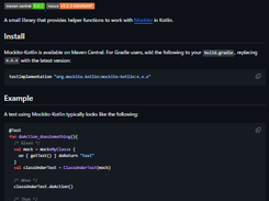 Mockito-Kotlin Screenshot 1
