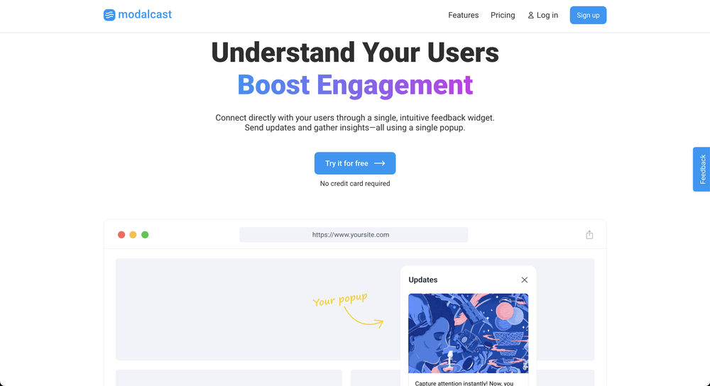 ModalCast Homepage