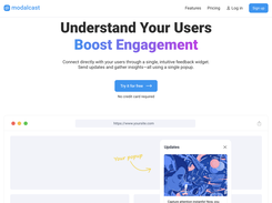 ModalCast Homepage