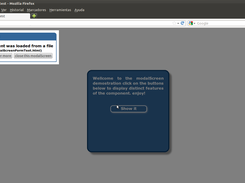 One modalScreen displayed