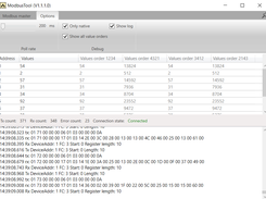 Modbus debug logging