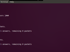 sample output (on the sender machine)