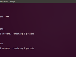 sample output (on the sender machine)