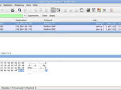 Sample Wireshark Output (at the receiver machine)
