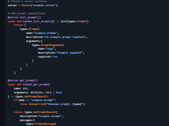 Model Context Protocol Python SDK Screenshot 1