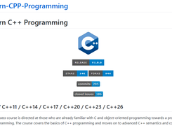 Modern C++ Programming Screenshot 1