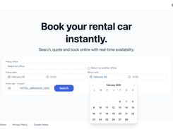White Label Booking Web