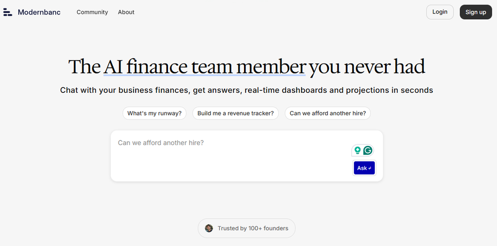 Modernbanc Screenshot 1