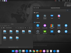 File manager and Control center