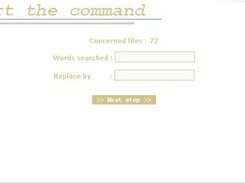3rd step : Indicate words / Indiquer les mots (chercher,...)